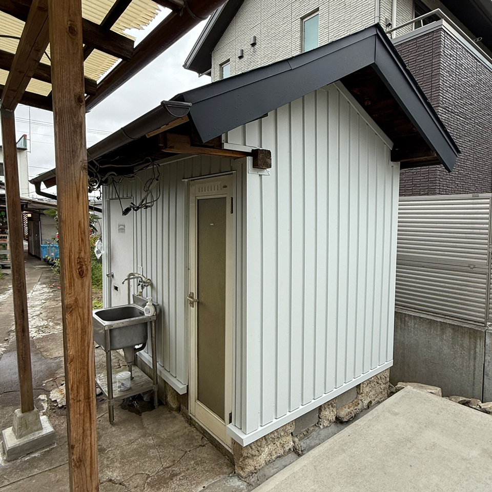 株式会社加藤板金,施工実績,リフォーム,物置小屋,After,工事後