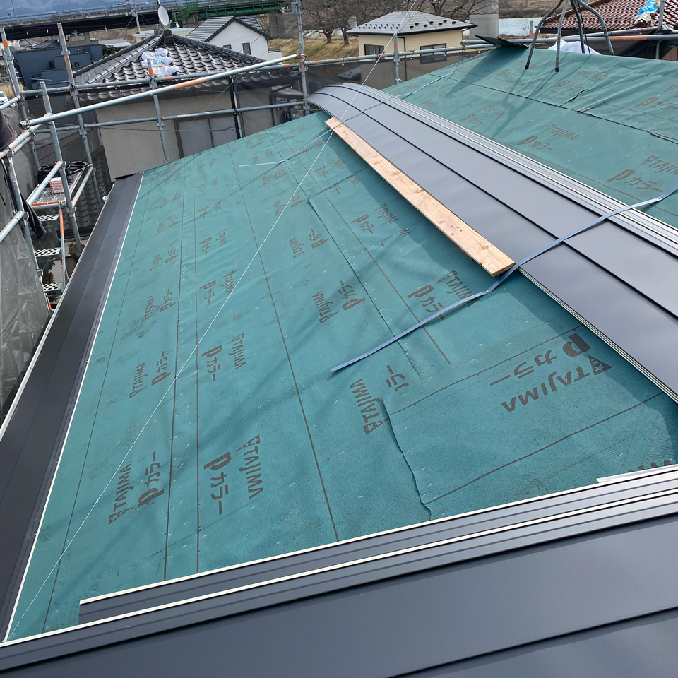 株式会社加藤板金,施工実績,一般住宅,リフォーム,屋根葺き替え工事